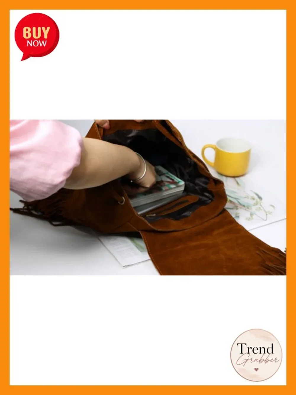 PU Leather Fringed Backpack Purse Women Daypack Travel Shoulder Bag